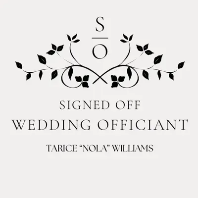 Signed Off Wedding Officiant