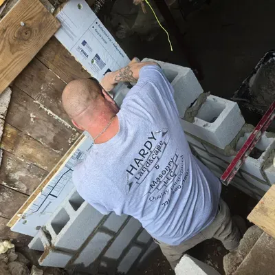 Hardy landscapes and masonry