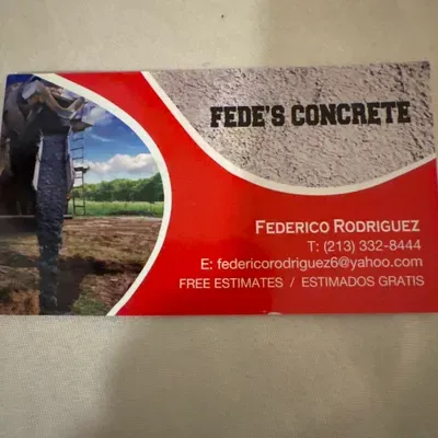 Fede’s concrete