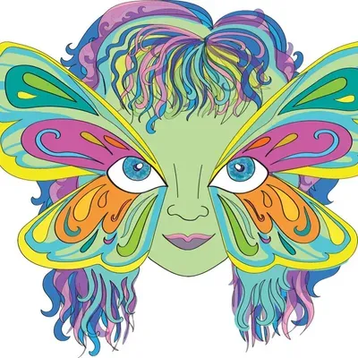 Madeline Butterflye Face Painting