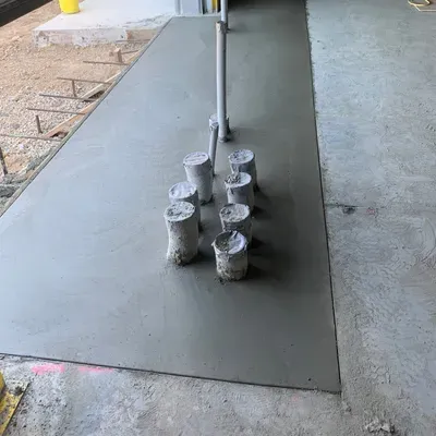Elevated concrete