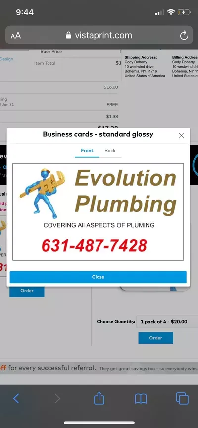 Evolution Plumbing and irrigation