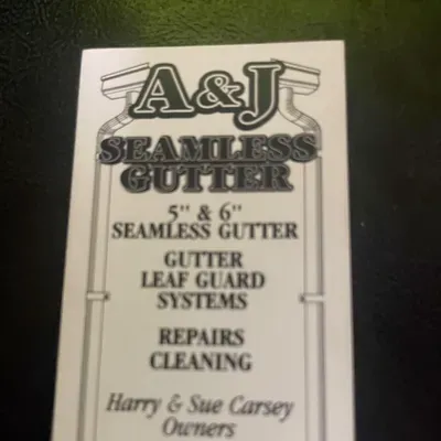 A&j seamless gutter