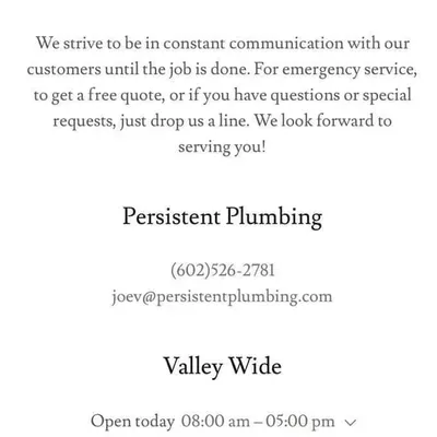 Persistent Plumbing
