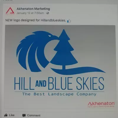 Hill and blue skies LLC