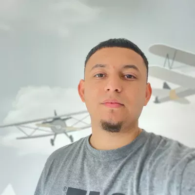 Aguilar’s wallpaper hanging