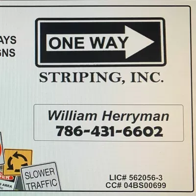 ONE WAY STRIPING, INC