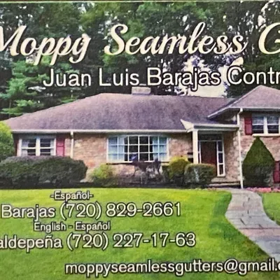 Moppy’s seamless gutters