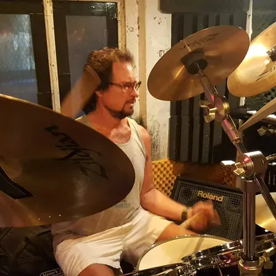 Drum lessons with a Patient Pro . . .