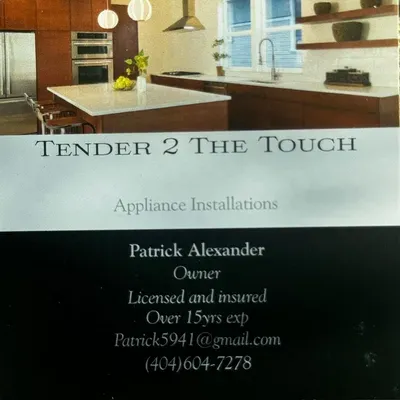 Tender 2 The Touch installations llc