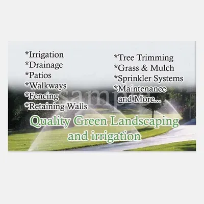 Quality Green Landscaping and Irrigation