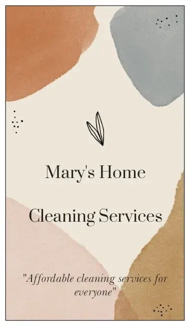 Mary’s home cleaning services
