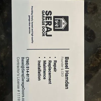 Seraj Garage Door