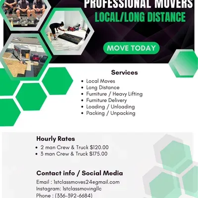 1st Class Movers LLC