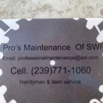 Pro’s maintenance of SWFL