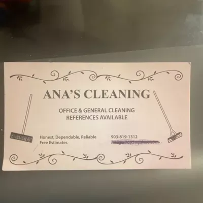 Ana’s cleaning