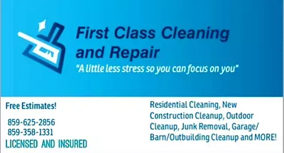 First Class Cleaning And Repair LLC