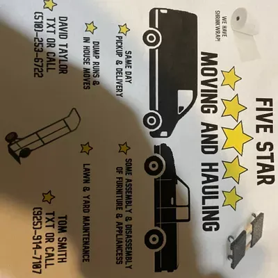 5 stars hauling and moving