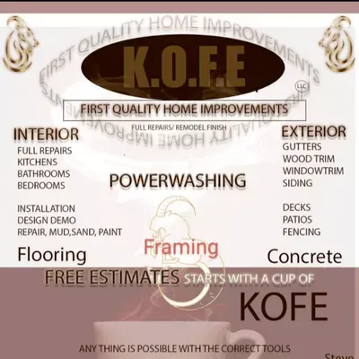 K.o.f.e FirstQualityHomeImprovements