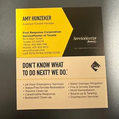 First Response Corporation DBA ServiceMaster