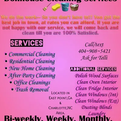 Dollhouse Cleaning Services