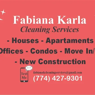 Fabiana Karla cleaning
