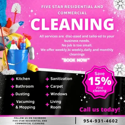 Five Star Residential and Commercial Cleaning