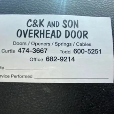 C&K and Son Over Head Door