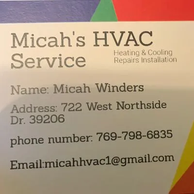 Micah’s HVAC service