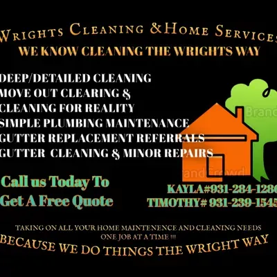 Wrights*Cleaning & Home Services(The Right Way)
