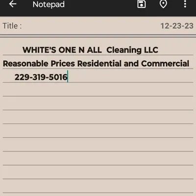 Whites All N ONE LLC