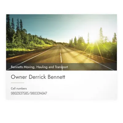 Bennetts moving and hauling
