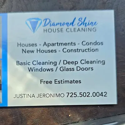 justina ?Diamond shine.  ?