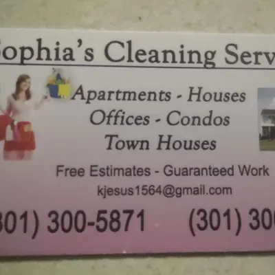 Sophia cleaning services