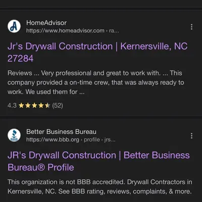 Jr’s construction