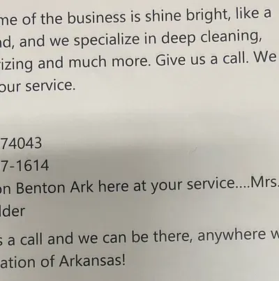 Your cleaning service