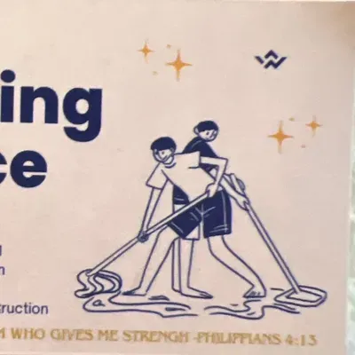 Paula cleaning