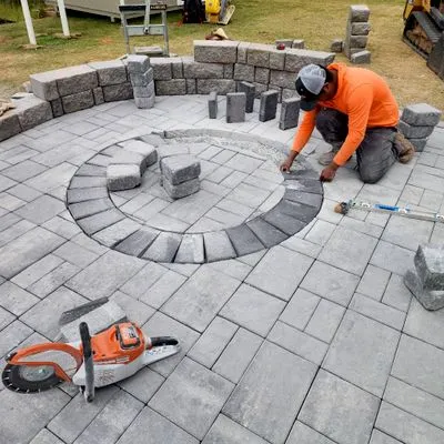 Hazel hardscape
