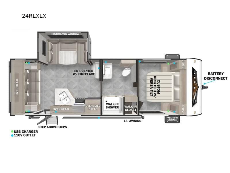 2024 Forest River Forest River RV Wildwood X-Lite 24RLXLX 60ft for Sale