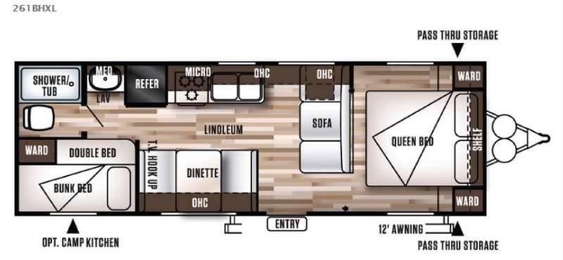 2016 Forest River Forest River RV Wildwood X-Lite 261BHXL 29ft for Sale
