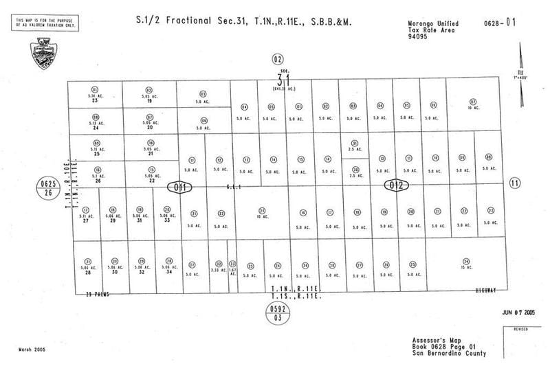 Twentynine Palms, San Bernardino County, CA Undeveloped Land, Homesites for sale Property ID: 418830939