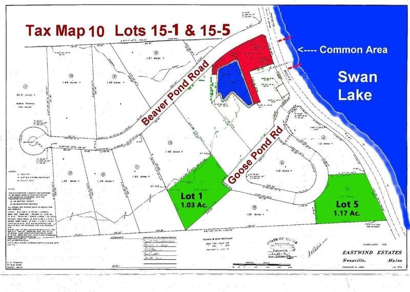Lots 1 & 5 Goose Pond Road, Swanville, ME 04915  612121624 for Sale