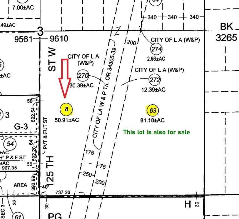 0 Vac/ave H/vic 125 Stw Antelope Acres Ca, Lancaster, CA 93536 for Sale