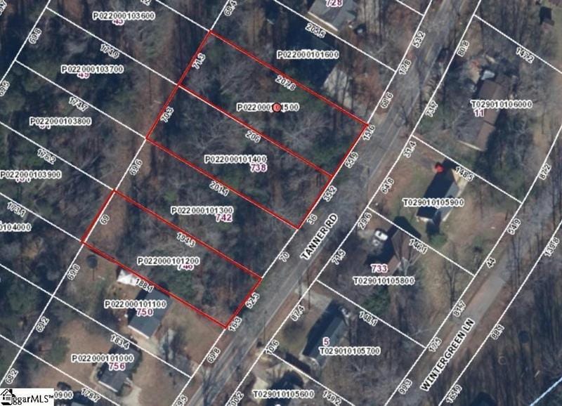 734 TANNER RD, Taylors, SC 29687 Land For Sale  MLS# 1517728
