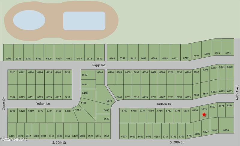 6846 HUDSON DR, Grand Forks, ND 58201 Land For Sale  MLS# 24-47