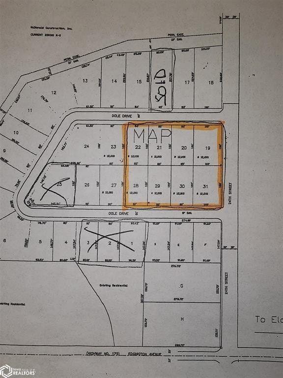 Eldora, Hardin County, IA Undeveloped Land, Homesites for sale Property ID: 418478451