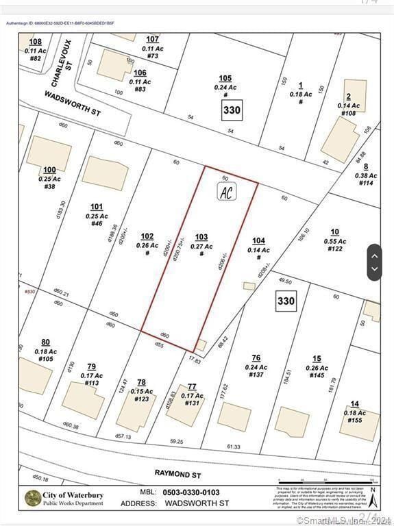 Waterbury, New Haven County, CT Homesites for sale Property ID: 418629013