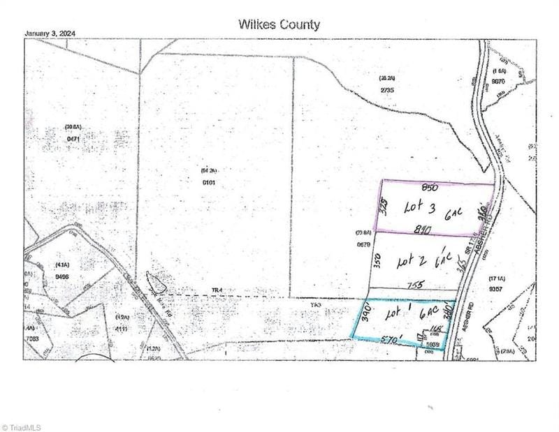 0 ABSHER ROAD, Traphill, NC 28685 Land For Sale  MLS# 1129318