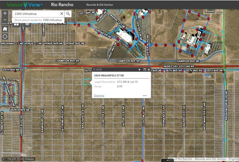 2824 BRAUNFELS ST NE, Rio Rancho, NM 87144 Land For Sale  MLS# 1055787