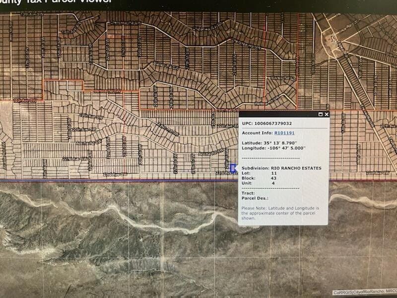 Rio Rancho, Sandoval County, NM Undeveloped Land, Homesites for sale Property ID: 418432758